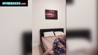 Chubby girl giving blowjob and fucked in hotel room