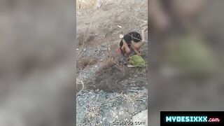 Rajasthani village randi outdoor hard fucked by young boys and she getting angry