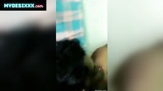 Tamil aunty giving oral pleasure to uncle