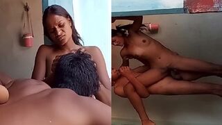 Lund chusne or chut chaatne k baad village lover karne lage khade khade chudai