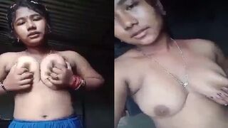 Big boobs village girl ka boobs pressing video