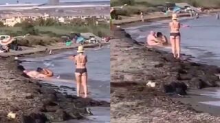 Goa k beach mai videshi budhe ka lund chusti desi ladki