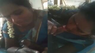 Baalo mai gajra lagai bhabhi chus rahi hai kala lund