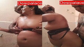 Horny mature uncle aunty ka bathroom sex