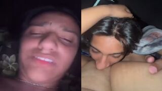 Boyfriend se chut chatwaane ka video banati horny girl