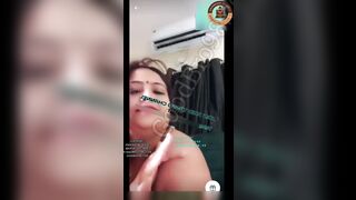 Sexy chubby model nude dance on private live show
