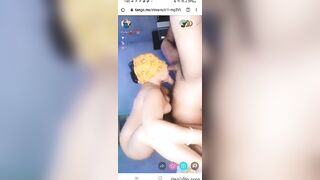 Desi wife fucking with her hubby in tango live