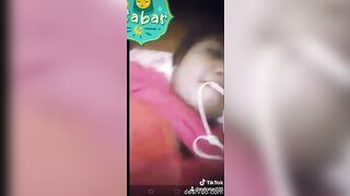Bengali girl showing her big boobs in imo videocall to her lover