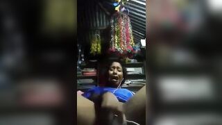 Horny village girl masturbating till squirt part 2