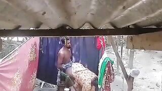 Village bhabhi quick fuck with neighbor and someone secretly record her video