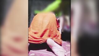 Assamese unsatisfied bhabhi  fingering doggy style big pussy