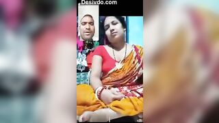 Desi bhabhi taking brinjal in her pussy for lover