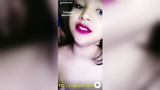 Desi girl boobs groped by her lover and girl suck cock on live