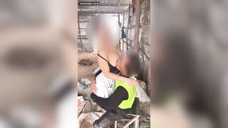 Hot wife fucked with construction worker