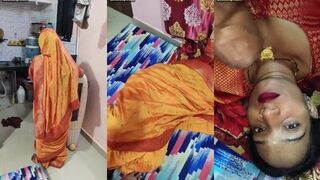 Indian young boy having fun with desi sexy bhabhi