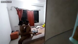 Newly married couple fucking secretly captured