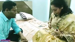 Indian bengali aunty enjoying sex with young boy part 1
