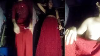 Village beautiful girl nude recording for boyfriend