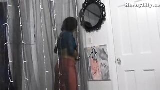 Indian kaamwali bai horny lily giving blowjob for extra income