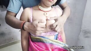 Indian couple standing pose hard fuck