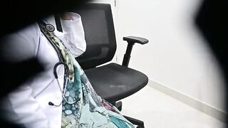 Indian lady doctor satisfying sexual desire with a local patient caught on hidden camera