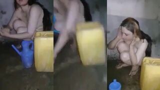 Paki beauty nude bath capture