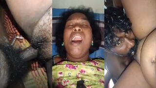 Jharkhand village bhabhi ki hairy chut chaatte hue choda