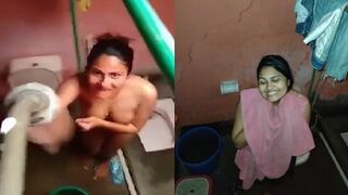Masti masti mai bana dala village padosan gf ka bathing video